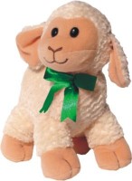 Lamb with green ribbon
