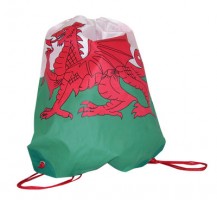welsh flag gym bag