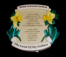 Welsh national anthem magnet