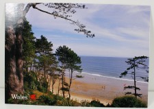 Postcard of Caswell Bay, Gower, Wales