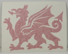 Medium Welsh dragon sticker