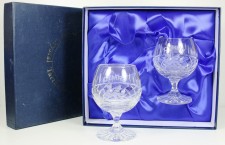 Welsh dragon brandy glasses