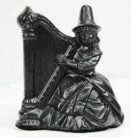 coal welsh lady harp